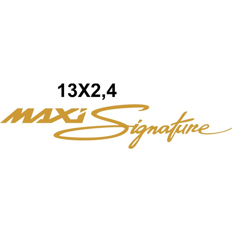 

stiker maxi signature
