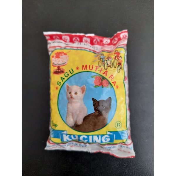 

sagu mutiara kucing 100 gram