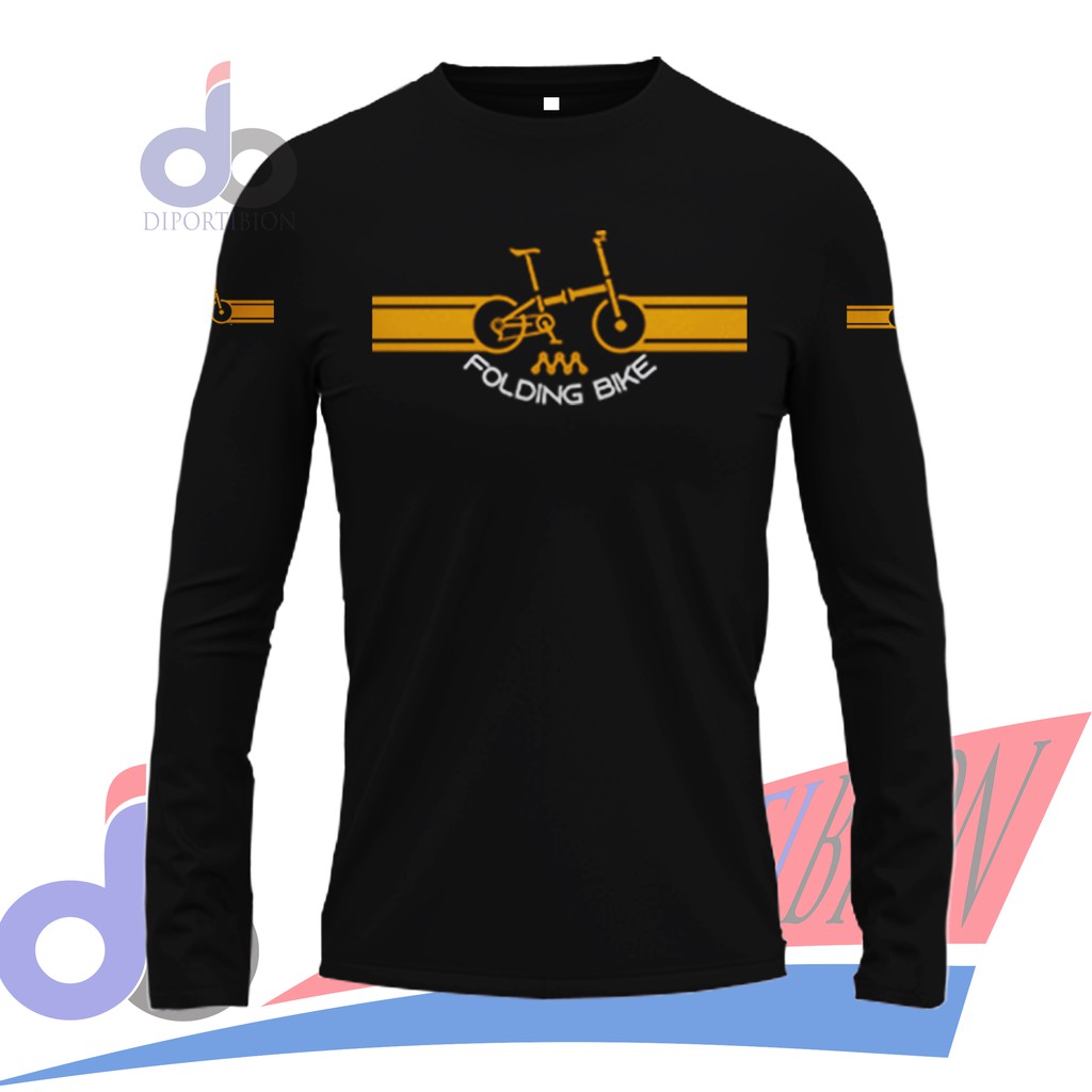 FOLDING BIKE KAOS LENGAN PANJANG / KAOS LENGAN PANJANG FOLDING BIKE / KAOS FOLDING BIKE