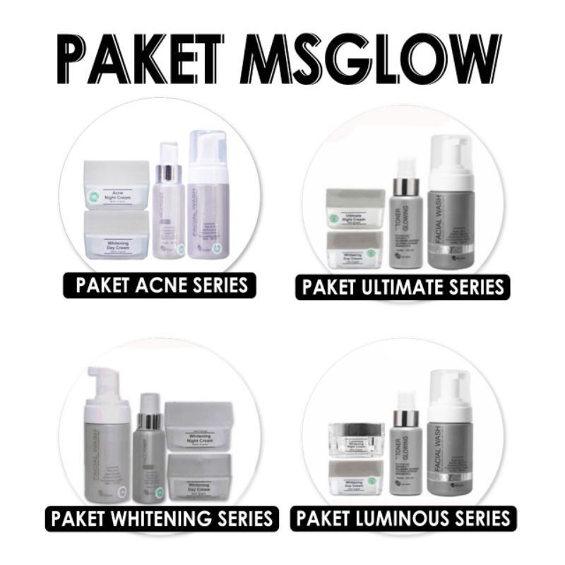 MS GLOW skincare/skincare magic/ms glow/paket ms glow