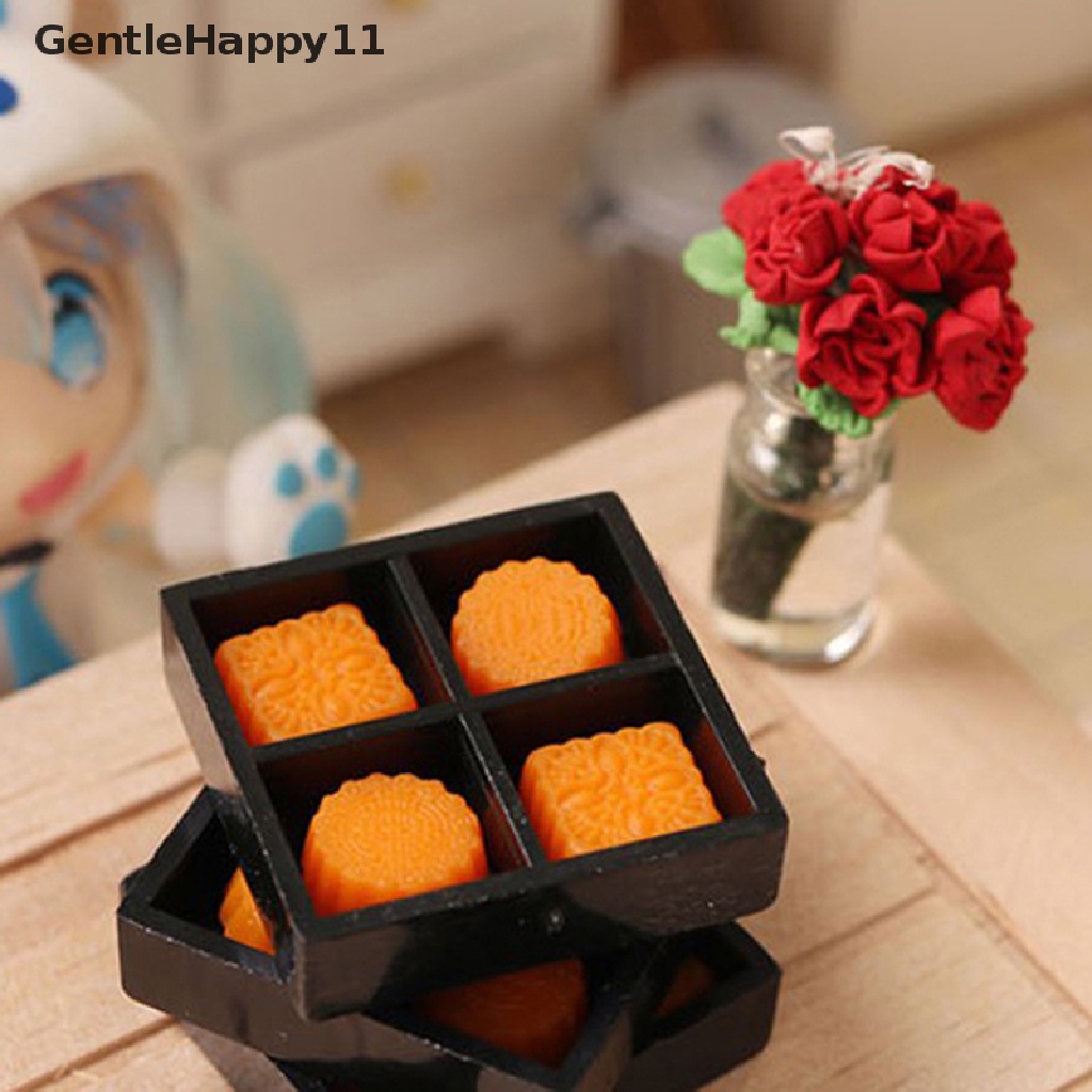 Gentlehappy 1 Set Mainan Miniatur Bulan Sabit Skala 1: 12 Untuk Dekorasi Rumah Boneka