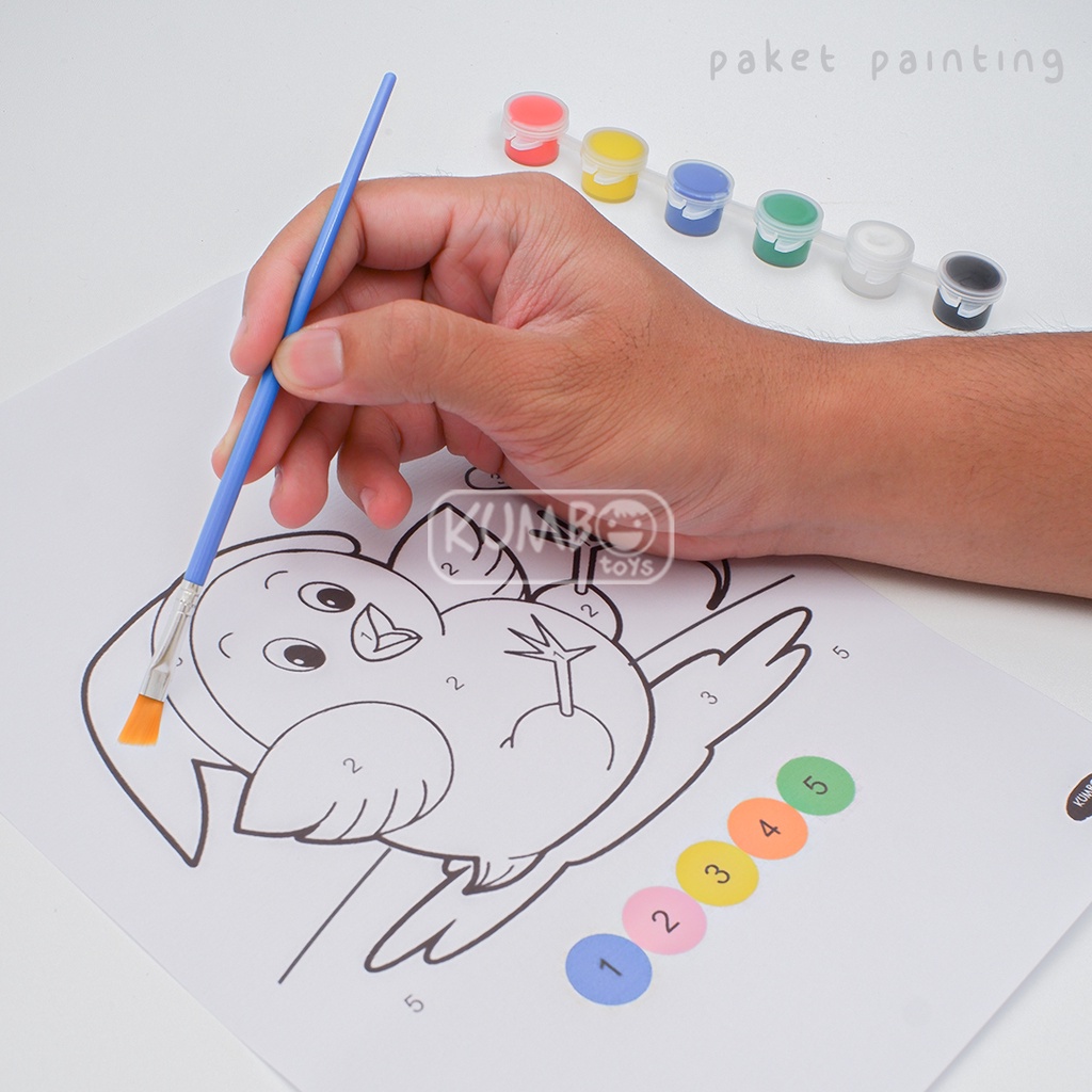 Paket Painting Anak/ Mewarnai