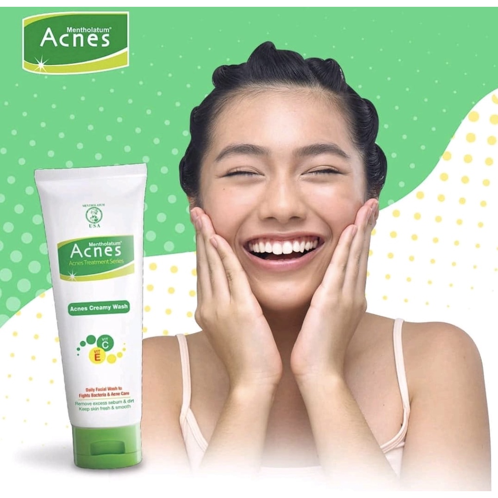 Acnes Creamy Wash Oil Control | Sabun Cuci Muka Anti Jerawat Badan