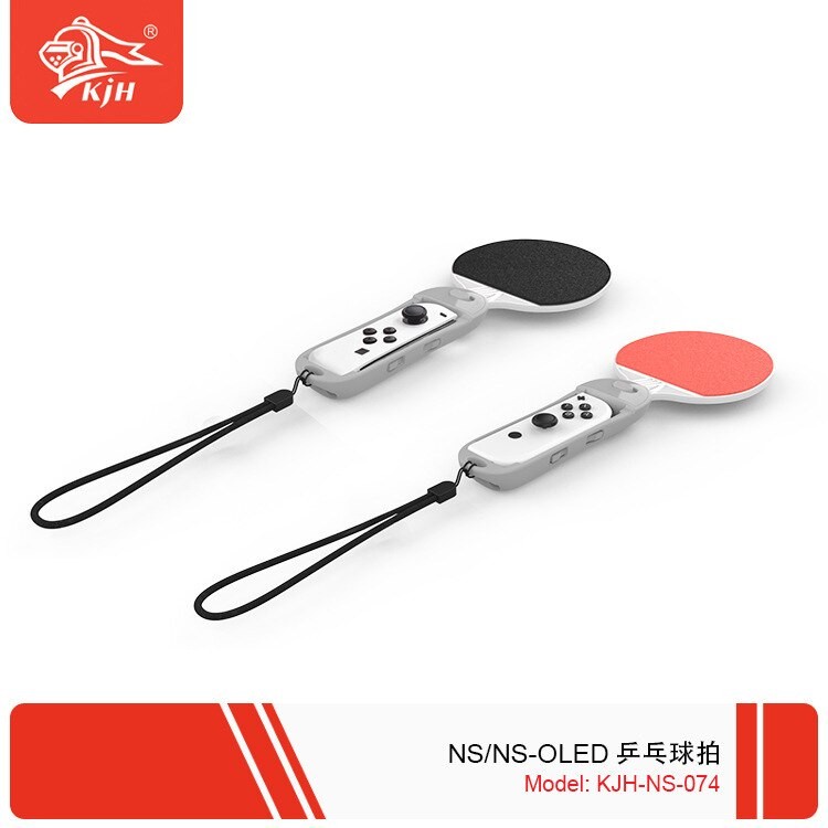 KJH NS-074 Table Tennis Racket for Nintendo Switch V1 V2 OLED Joy Con