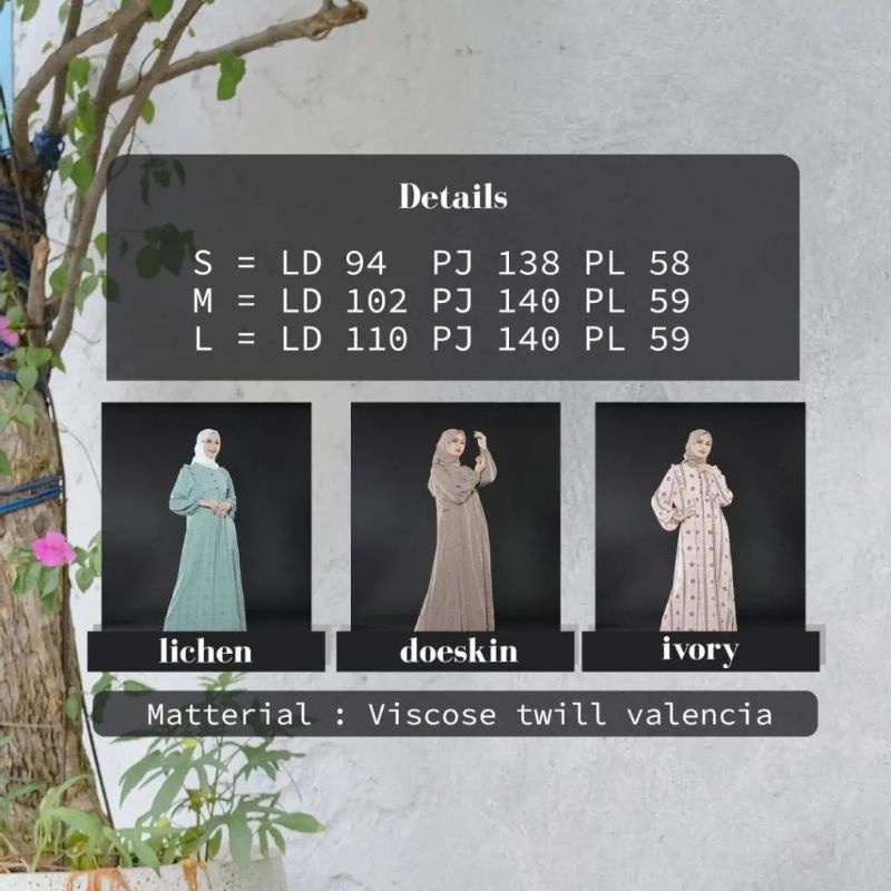 Asyalia Dress by Yessana [ NEW - Yessana Dress Series ] Gamis Yessana