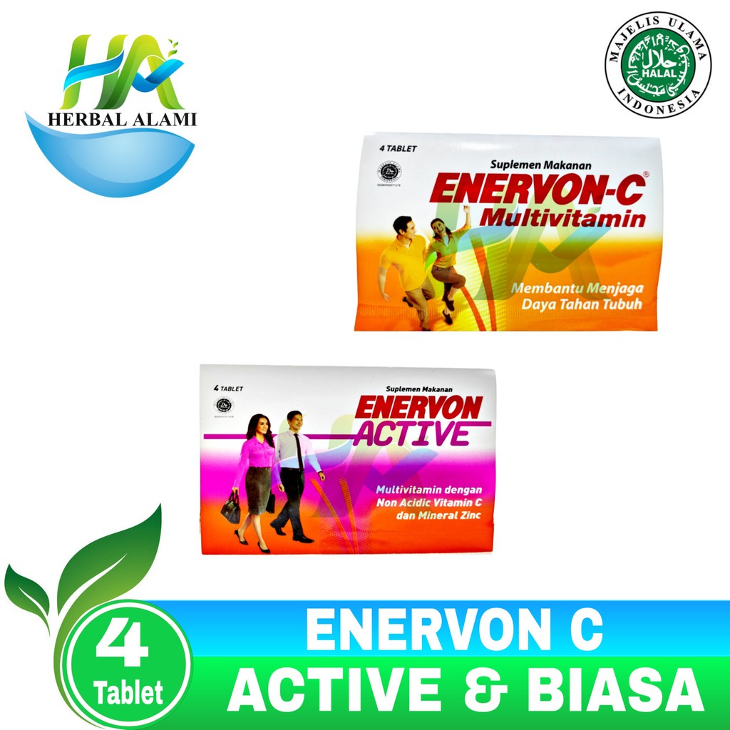 Enervon C Tablet isi 4 - Enervon-C Multivitamin