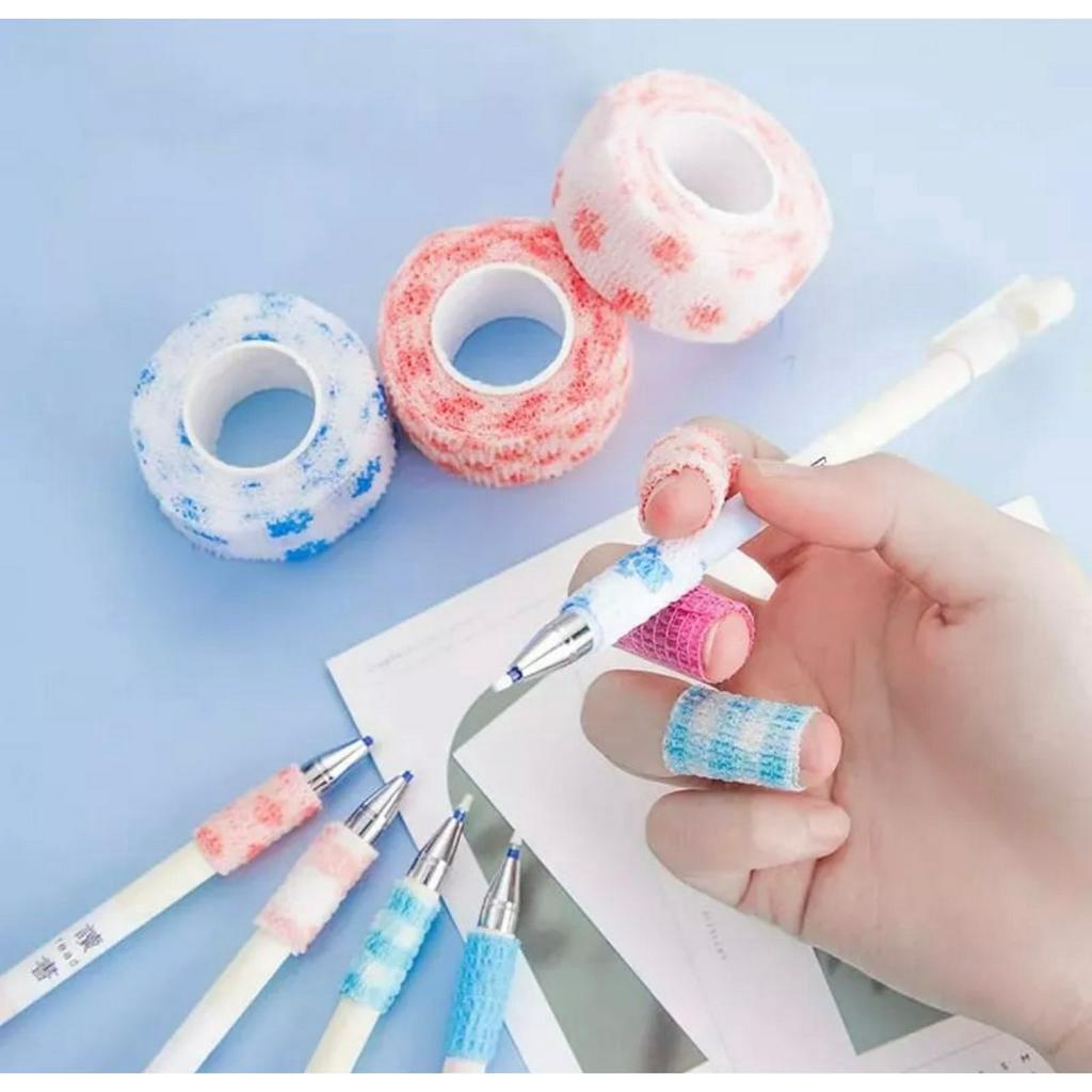 PELINDUNG JARI PERBAN JARI FINGER TAPE PITA PEREKAT UKURAN 2,5 CM || TAPE MOTIF LUCU ANTI ABRASI - BD