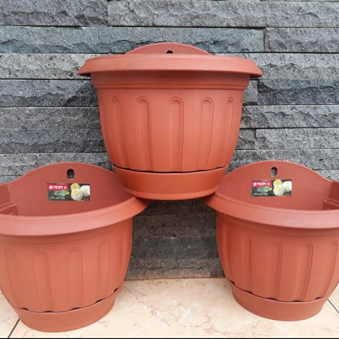 Pot Tempel Dinding - Pot Plastik Tempel Di Dinding Limited