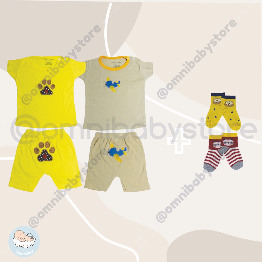 cotton's mill pajamas bayi laki-laki/ bayi perempuan(SNI)