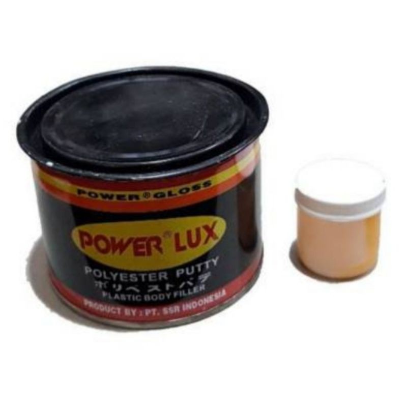 DEMPUL PLASTIK / DEMPUL BESI / DEMPUL MOBIL POWER LUX 250GRAM