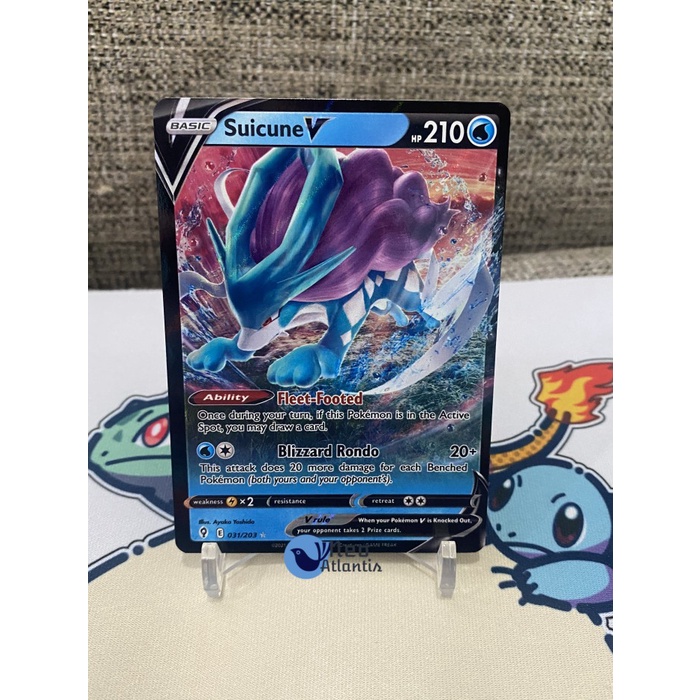 Pokemon TCG English Suicune V - 31/203 - Evolving Skies