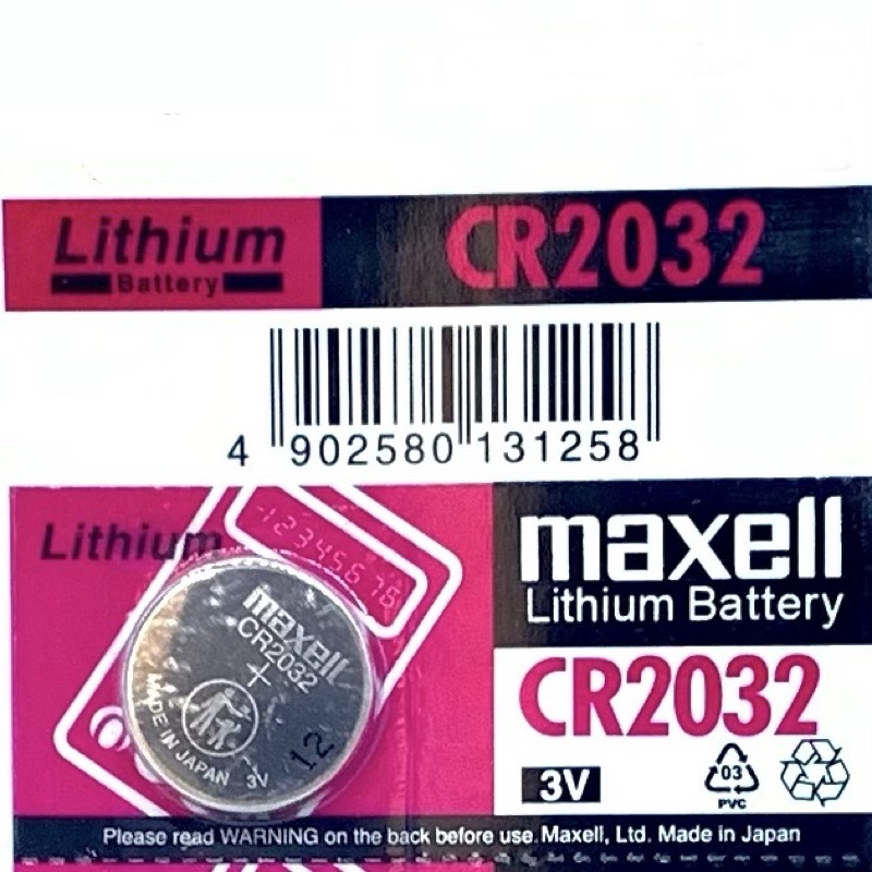 BATERAI MAXELL CR2032 ORIGINAL LITHIUM BATTERY 3 VOLT CR 2032 ASLI ORI