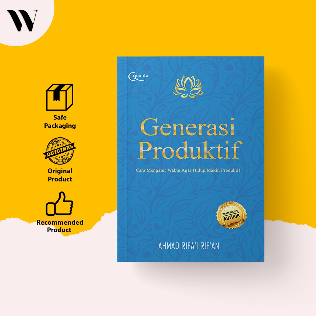Buku Self Improvement "Generasi Produktif" by Ahmad Rifai Rifan terbaik terlaris baru original