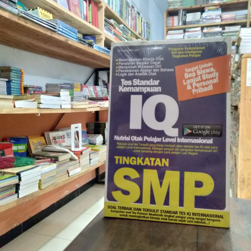TES STANDAR KEMAMPUAN IQ- NUTRISI OTAK PELAJAR LEVEL INTERNASIONAL TINGKAT SMP