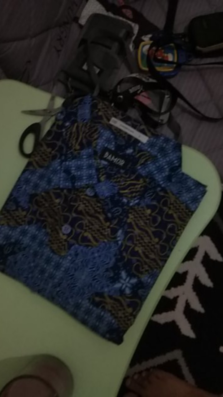 Elgo Bd Damor (cressida) Kemeja Batik Lengan Pendek Pria Reguler Baju Batik Cowok Original 100%