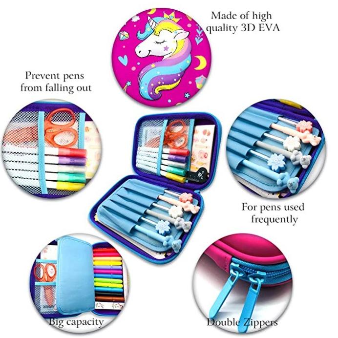 

[PROMO QHS83] Tempat pensil kotak pensil 3D Unicorn Pencil Case tempat pensil Unicorn Kepala kado anak perempuan unicorn lucu murah import berkualitas Paling Popular