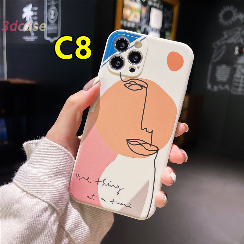 Cute Line Girl Design Smartphone TPU Couples Case Xiaomi Redmi POCO X3 NFC X3 PRO M3 Redmi 9C NFC 9A 9i 9T 9 Power 10X POCO M2 PRO Redmi Note 9 8 10 10S 9 PRO MAX 9S