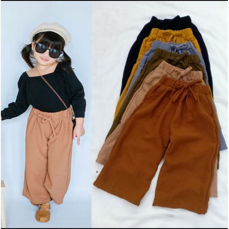 (Kulot Cringkle Anak SD) || Kulot  Anak Cringkle Airflow