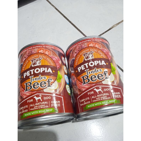 PETOPIA KALENG 380g BEEF