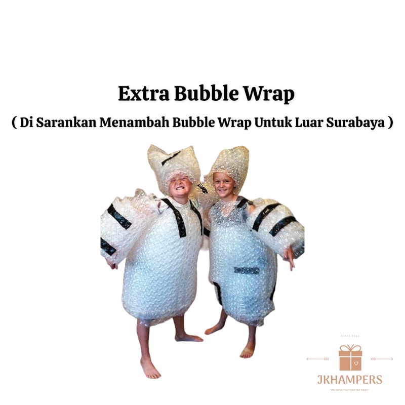 Extra Bubble Wrap / Tambahan Bubble Wrap agar lebih aman