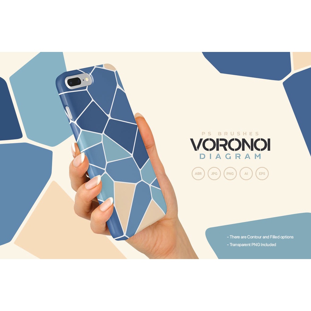 Voronoi Diagram - Photoshop Brushes