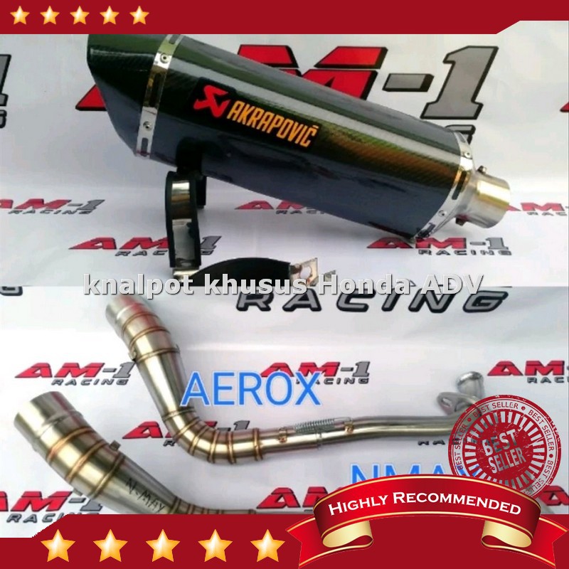 Jual Knalpot racing adv 150 adv150 akrapovic