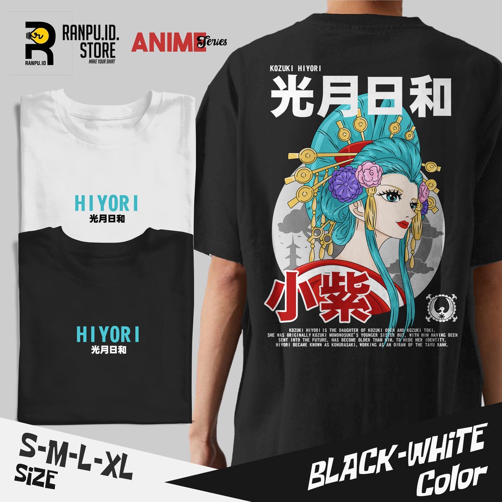 T-Shirt Kaos Anime One Piece Hiyori