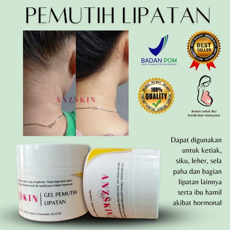 PEMUTIH LIPATAN - PEMUTIH LEHER - PEMUTIH KETIAK - PEMUTIH SELANGKANGAN - PEMUTIH SIKU - PEMUTIH DEN