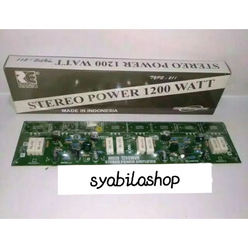 KIT DRIVER POWER STEREO 1200WATT / POWER AMPLIFIER STEREO 1200WATT
