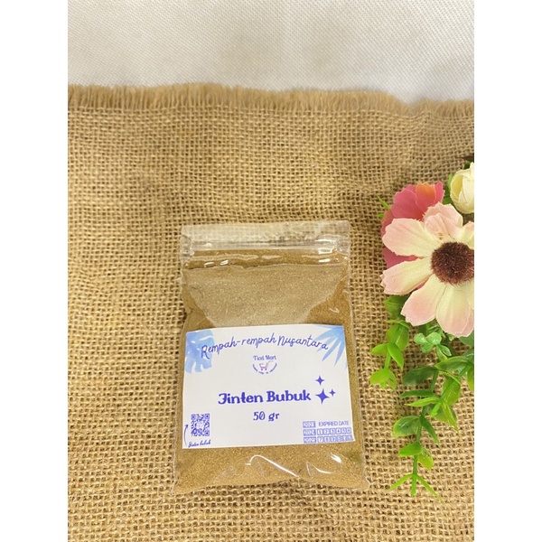 50gr | JINTEN BUBUK ASLI | GROUND CUMIN | Herbal alami bumbu dapur penyedap masakan rempah nusantara Indonesia