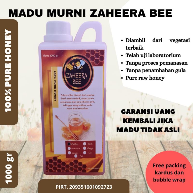 

Madu Hutan Murni Asli 100% Multiflora Uji Lab dan Dinkes