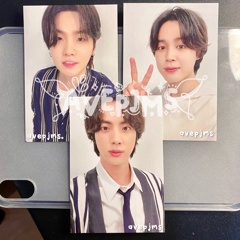 [ ready stock ] BTS MGM Resorts Las Vegas Hotel Jin Jimin Yoongi Photocard ( official pc suga namjoo