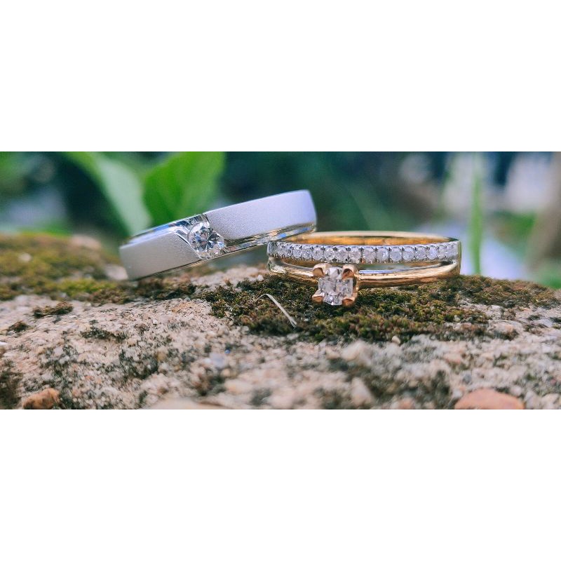 NEW CINCIN KAWIN BERLIAN EMAS & SILVER PLADIUM