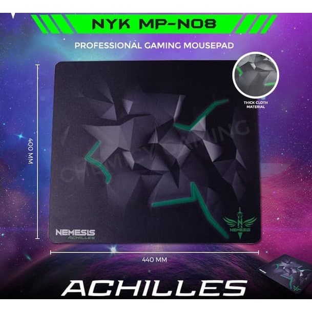 Mousepad NYK Nemesis MP-N08 MPN08 Achilles - Gaming - Speed Edition