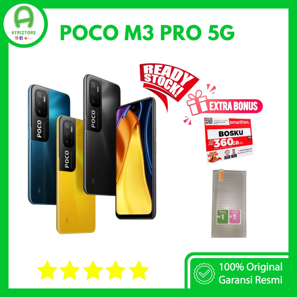 Jual Poco M3 Pro 5G 4/64GB 6/128GB Garansi Resmi Indonesia 100% ...