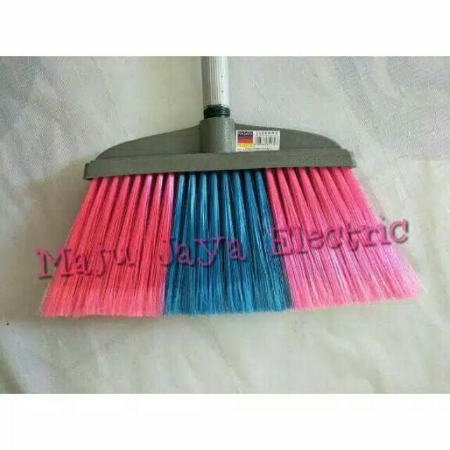 Sapu Lantai Nagata Nilon Warna Nylon +gagang 1 Set Kualitas Bagus High