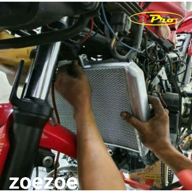 Jual RADIATOR BPRO NINJA 250 FI RADIATOR NINJA 250 KARBU ORIGINAL