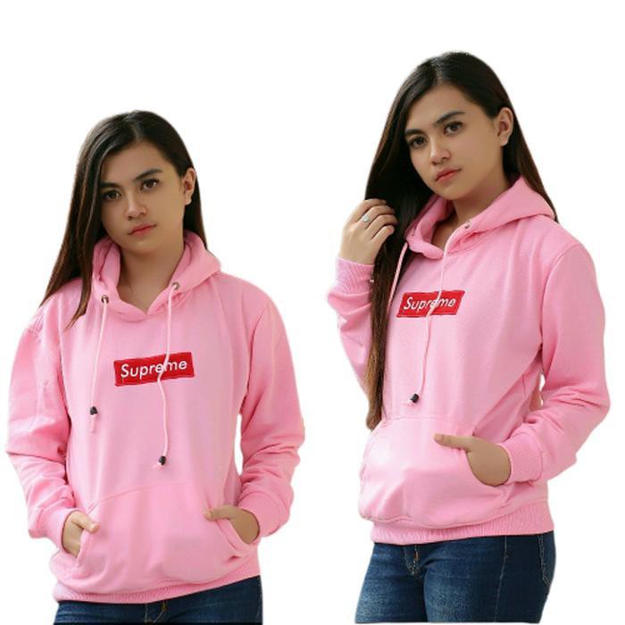 Sweater Hoodie wanita SPRM Ukuran M-Pink