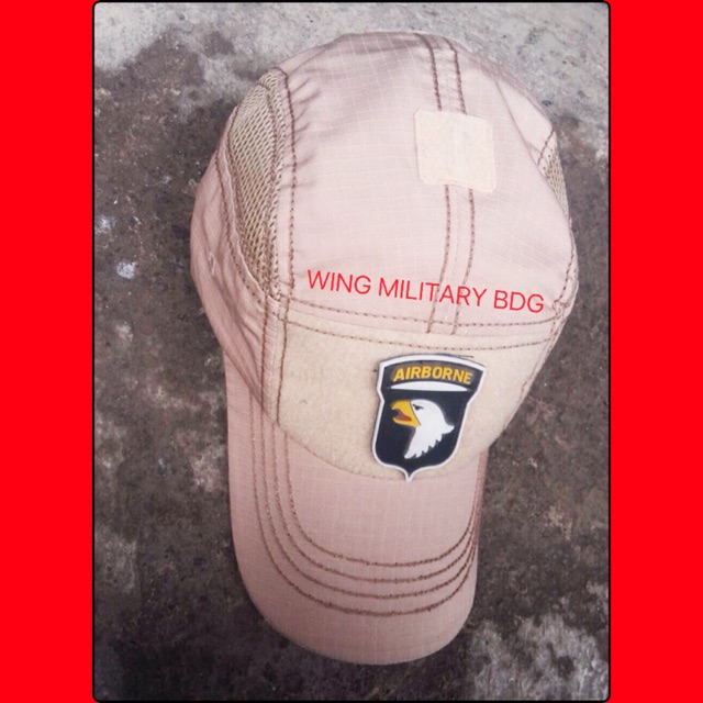 Topi 5 Panel Velcro Polos Kualitas Bagus/Topi Tactical