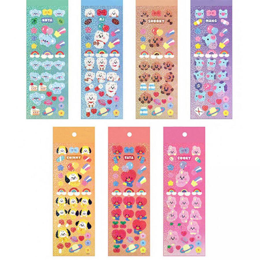 Stiker PVC Bening Kpop BTS Untuk Handphone Diary DIY