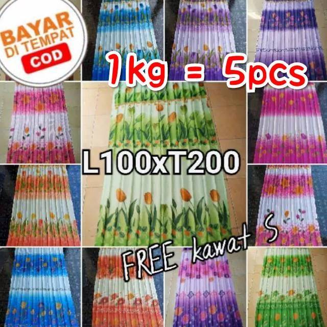 ❤ LENYS ❤ [CUCI GUDANG] Gorden jendela/gorden bunga/gorden motif bunga/gorden tulip/ami/hordeng pintu dan jendela