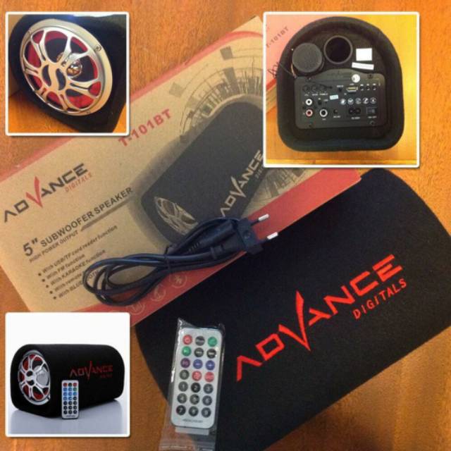 SPEAKER ADVANCE T101BT T 102 BT T103 BT SPEAKER BLUETOOTH GARANSI RESMI