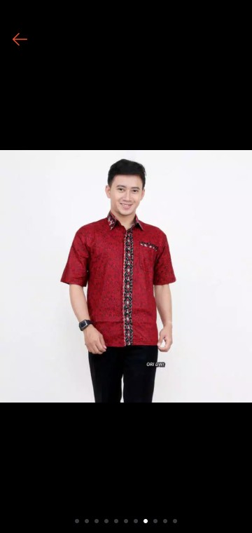 Batik Pria Size  M L Xl Xxl Bswart Batik Hrb026 Atasan Batik Pria Distro New Arival Kemeja Batik