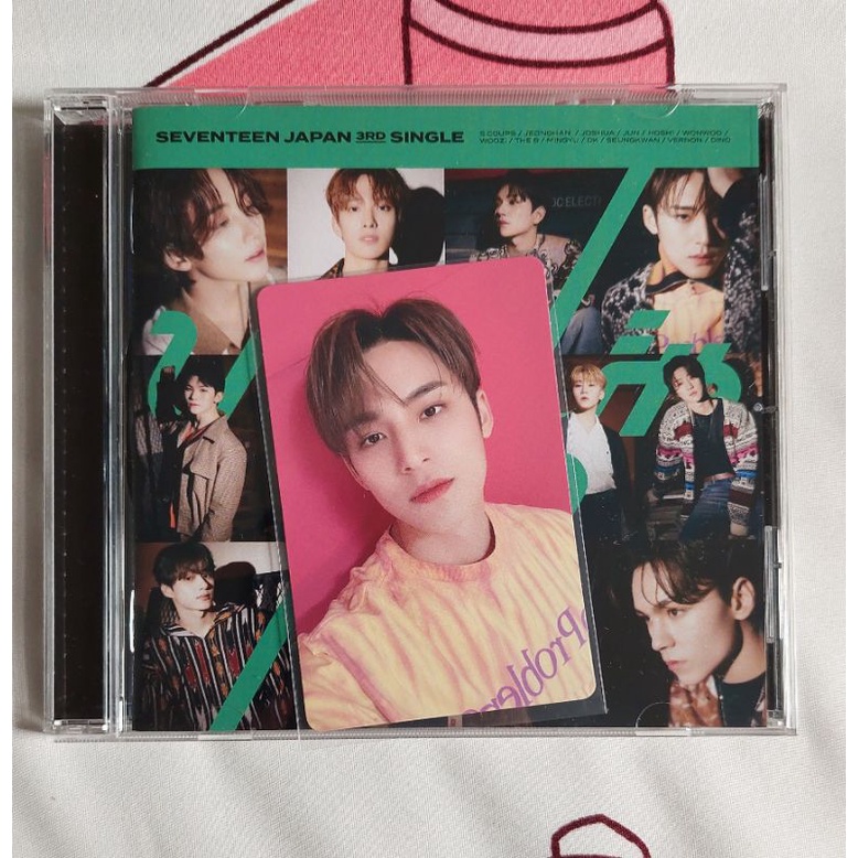 Seventeen Japan Hitorijanai Album with Mingyu photocard pc