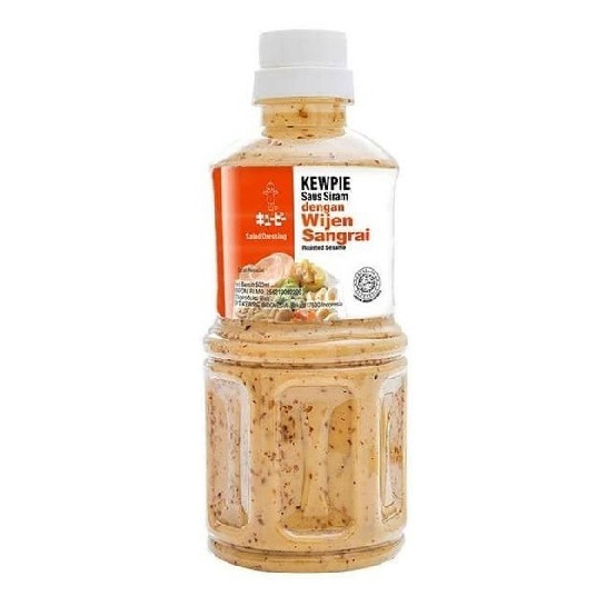 

KEWPIE SAUS SIRAM WIJEN SANGRAI 500 ML / SAUS SALAD DRESSING DENGAN WIJEN SANGRAI