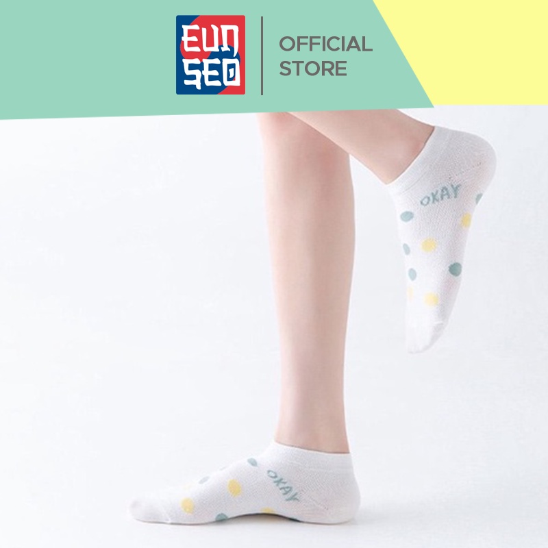 Kaos Kaki Semata Kaki Pendek Wanita Motif Ice Cream Fashion Korea Kaos Kaki Pendek Premium EUNSEO