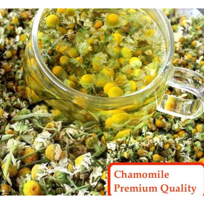 

[COD] Bunga Chamomile Kering | German Chamomile | Wangi Tidak Pahit 50 Gram [COD]