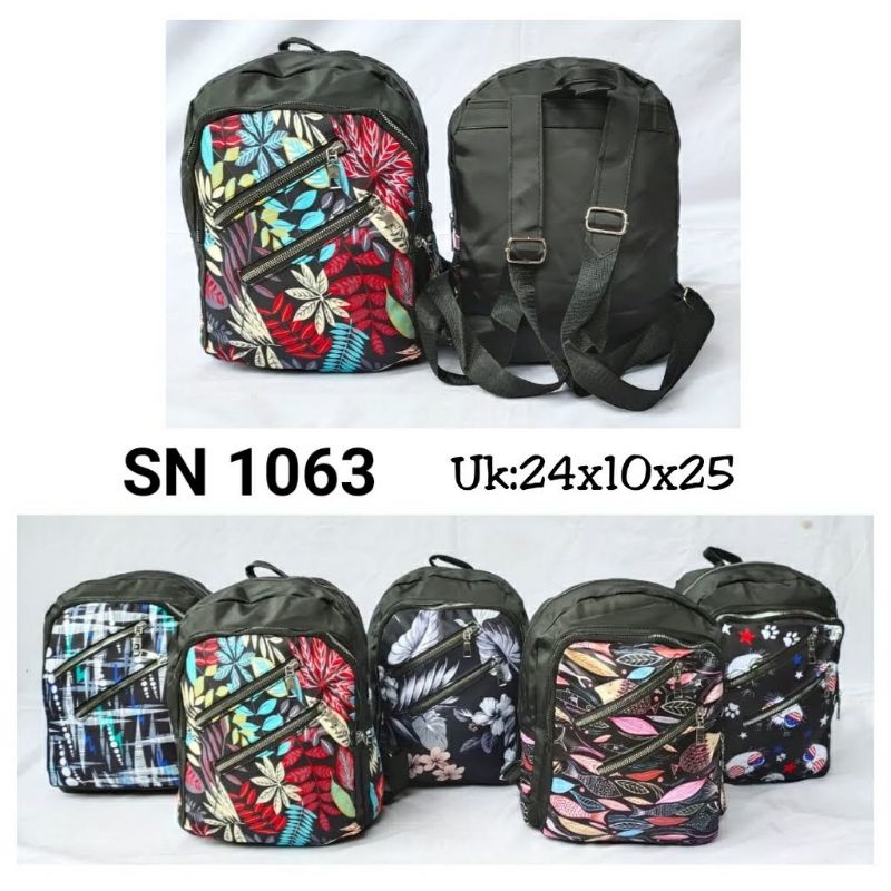 Ransel Wanita Import Fashion Trendy Motif Ukuran Kecil