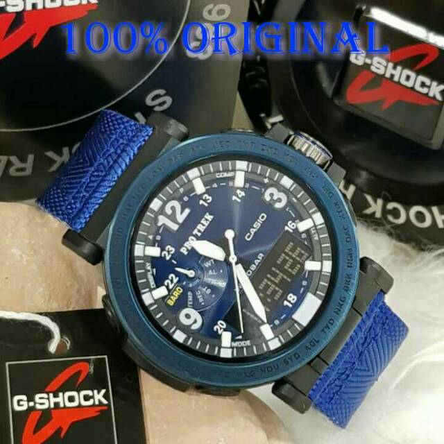 JAM TANGAN PRIA G-SHOCK PROTREK PRG600 KANVAS STAP