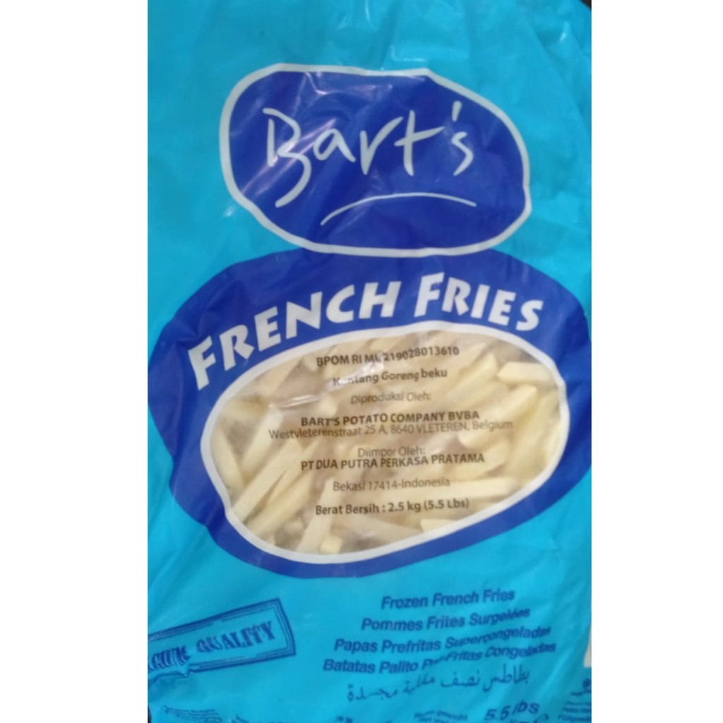 

BARTS SHOESTRING FRIES 2.5 KG